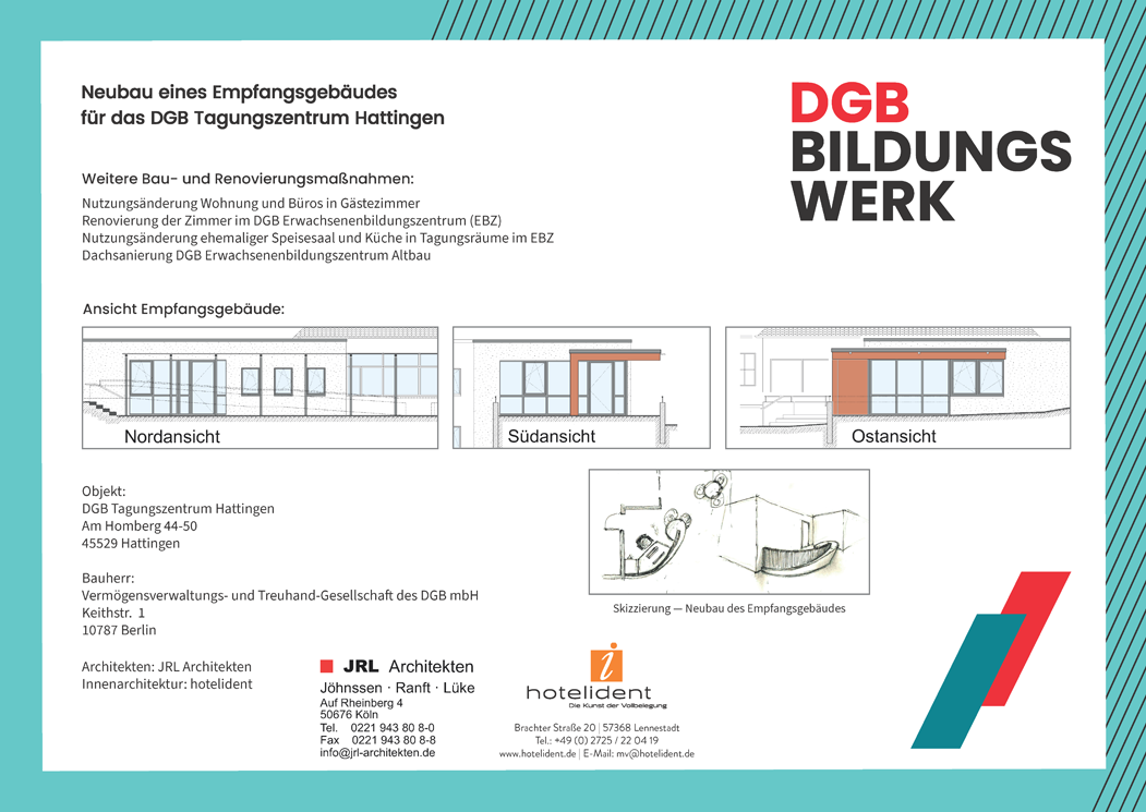 Neubau Empfangsgebäude DGB Tagungszentrum Hattingen