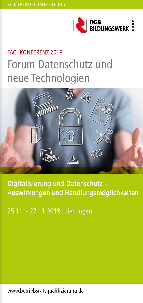 Forum Datenschutz und neue Technologien 2019