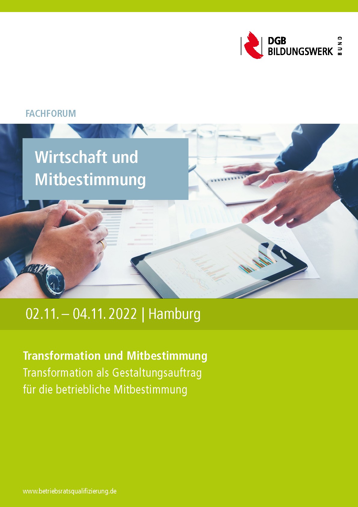 Fachforum Wirtschaft und Mitbestimmung 2022