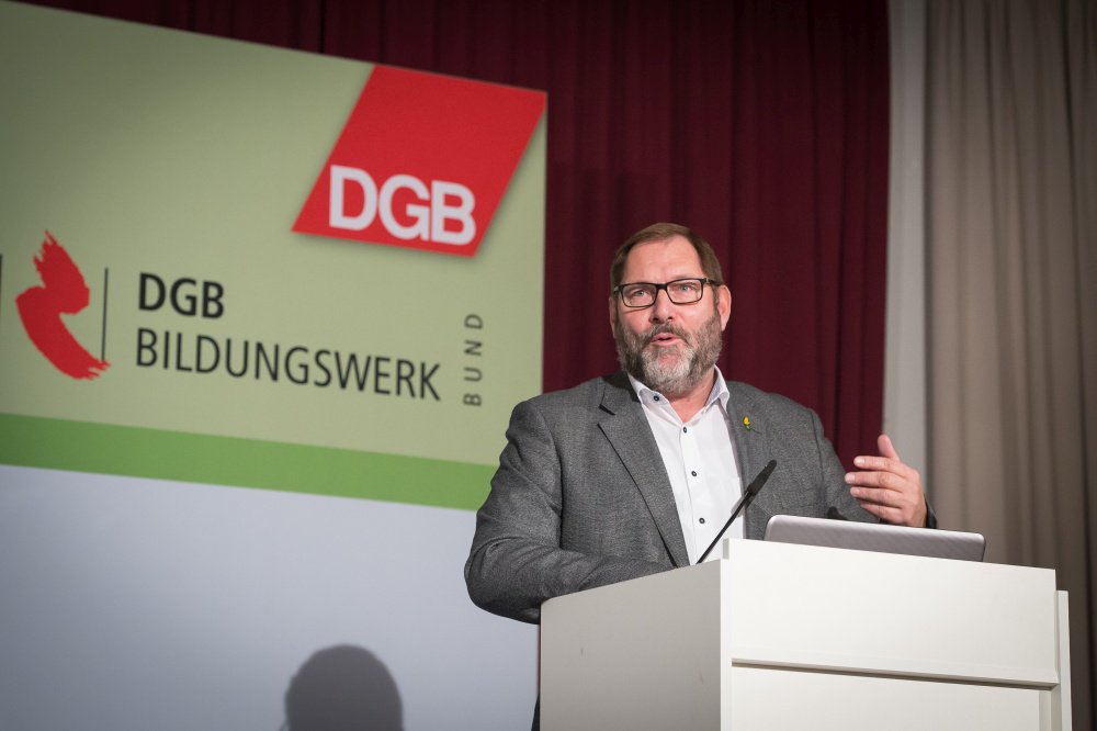 Auftaktredner beim Schöneberger Forum 2018: Jörg Radek, stellvertretender GdP-Vorsitzender