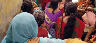 Heimarbeitende in Indien organisiert bei LEARN 