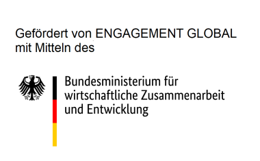 Gefördert von ENGAGEMENT GLOBAL mit Mitteln des Bundesministeriums für wirtschaftliche Zusammenarbeit und Entwicklung