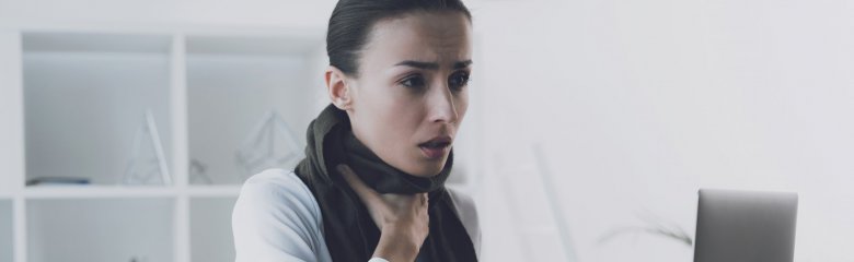 Trotz Grippe zur Arbeit