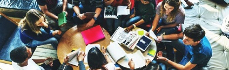 Studenten Bibliothek Bildung Campus Wissen