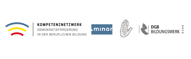 Logo Kompetenznetzwerk Demokratieförderung in der beruflichen Bildung-FS Minor