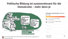 Politische Bildung ist systemrelevant für die Demokratie