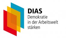 Logo: DIAS – Demokratie in der Arbeitswelt stärken