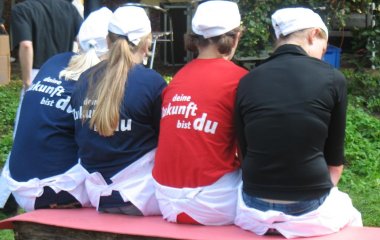Teilnehmende aus dem Sommercamp